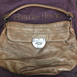 EUC Charles David Leather Handbag